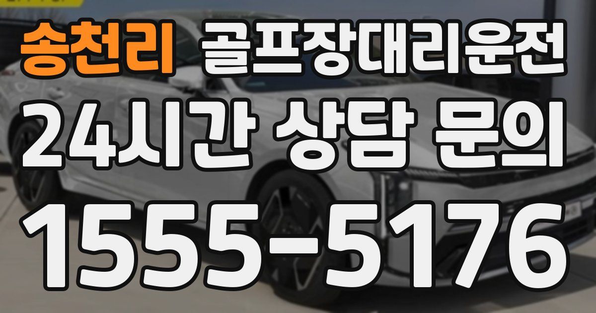 골프장대리운전 서비스