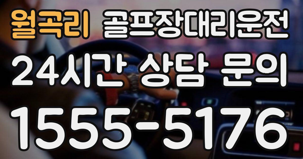 골프장대리운전 서비스