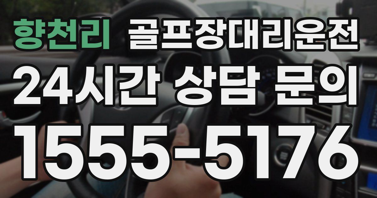 골프장대리운전 서비스