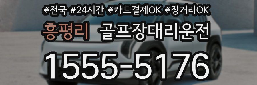 흥평리 골프장대리운전