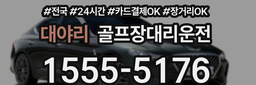 대야리 골프장대리운전