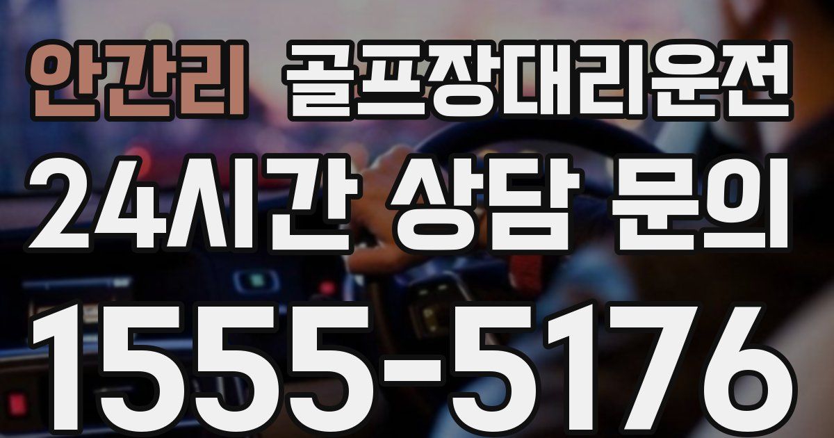 골프장대리운전 서비스