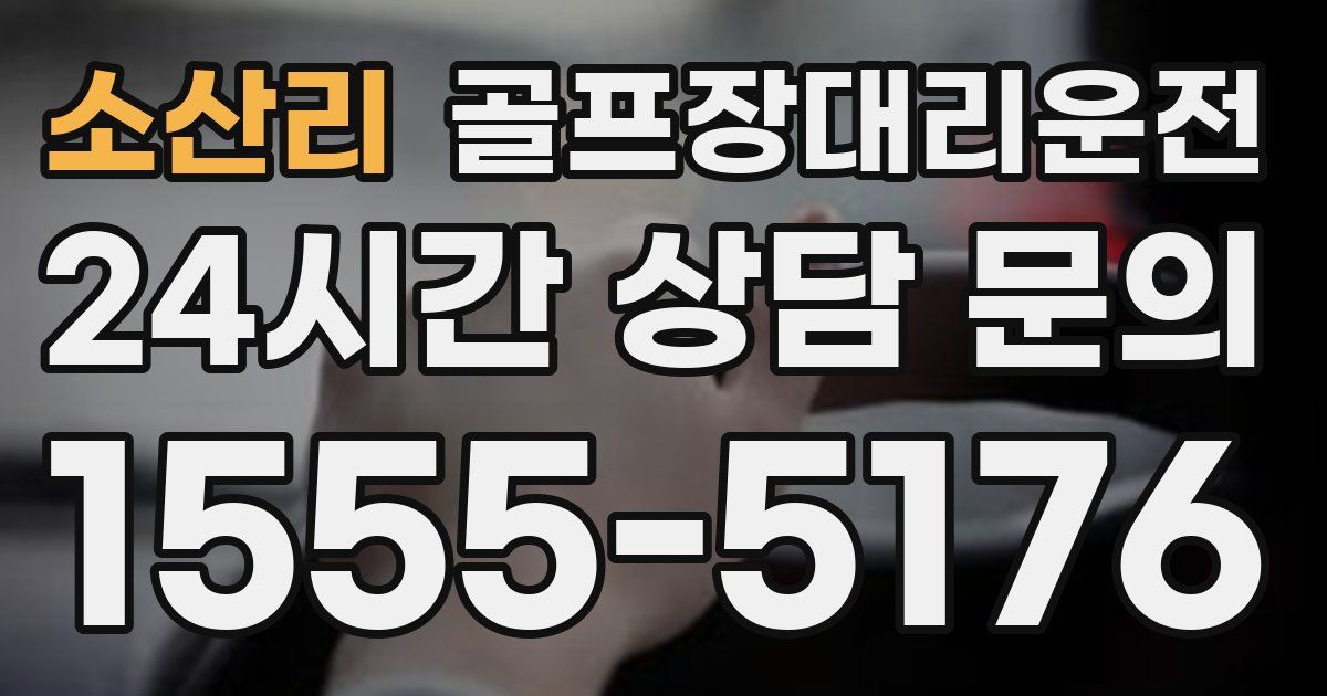 골프장대리운전 서비스