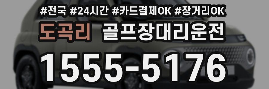 도곡리 골프장대리운전