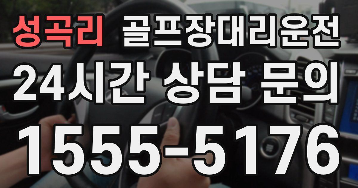 골프장대리운전 서비스