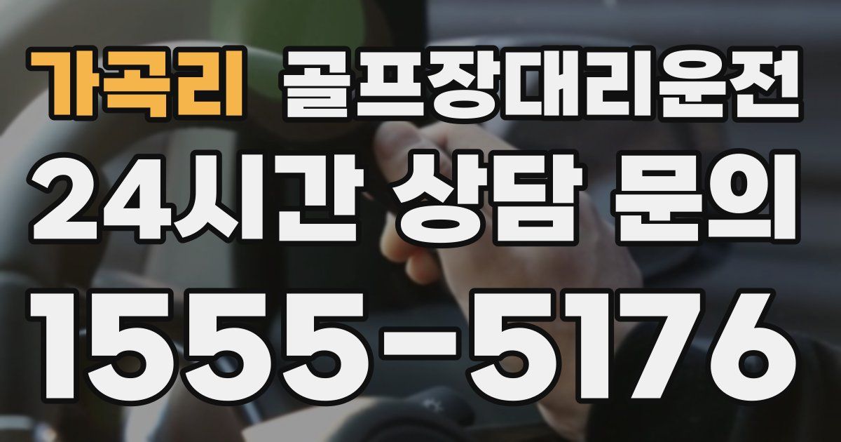골프장대리운전 서비스