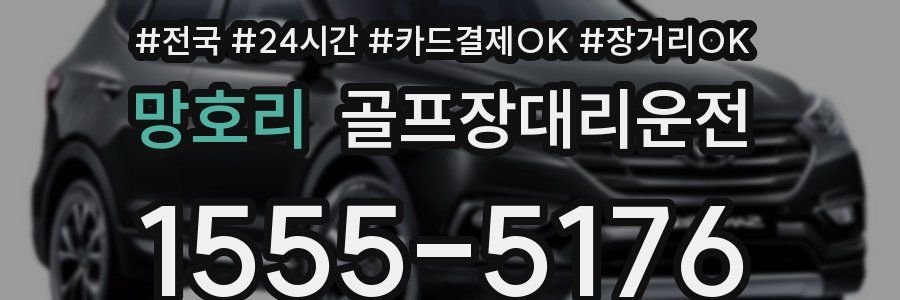 망호리 골프장대리운전