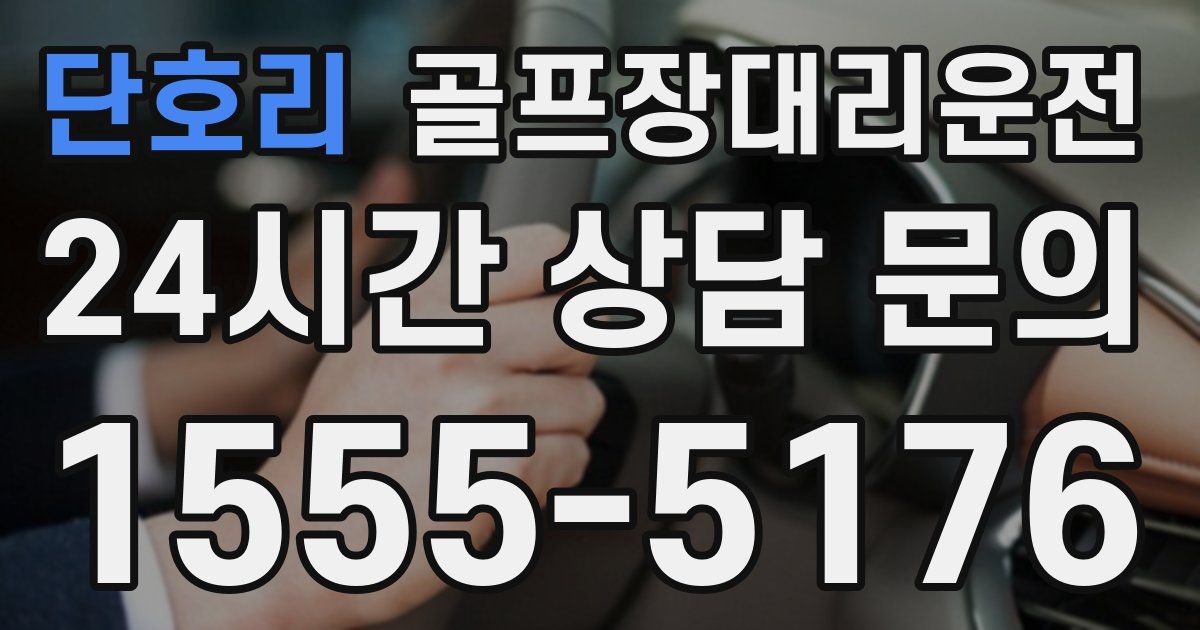 골프장대리운전 서비스