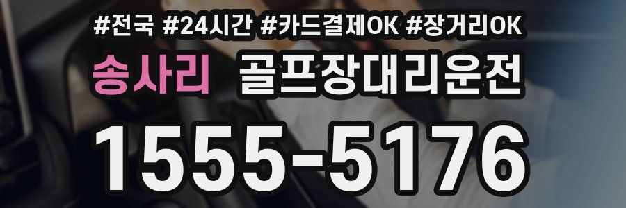 송사리 골프장대리운전