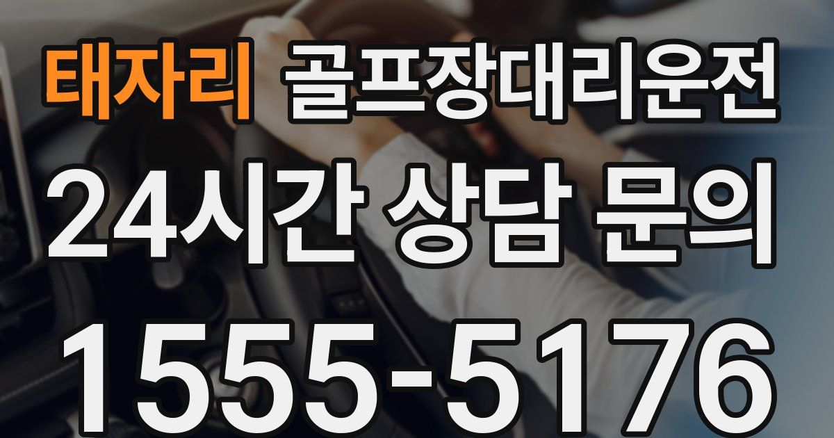 골프장대리운전 서비스