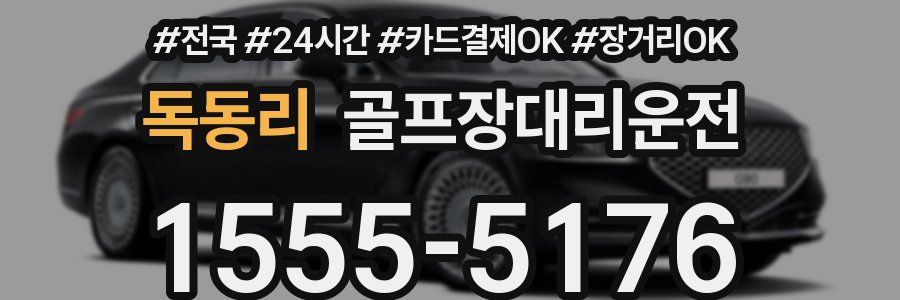 독동리 골프장대리운전