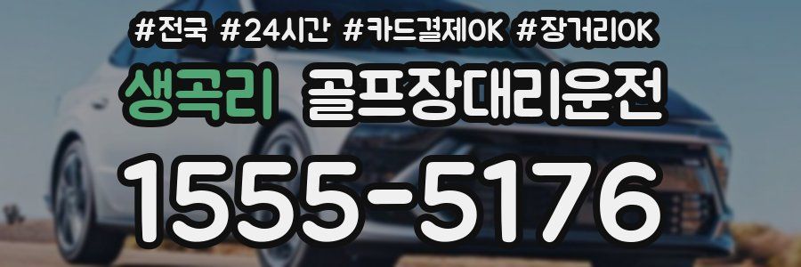 생곡리 골프장대리운전