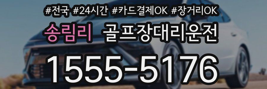 송림리 골프장대리운전