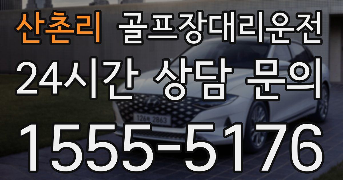 골프장대리운전 서비스