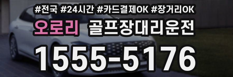 오로리 골프장대리운전