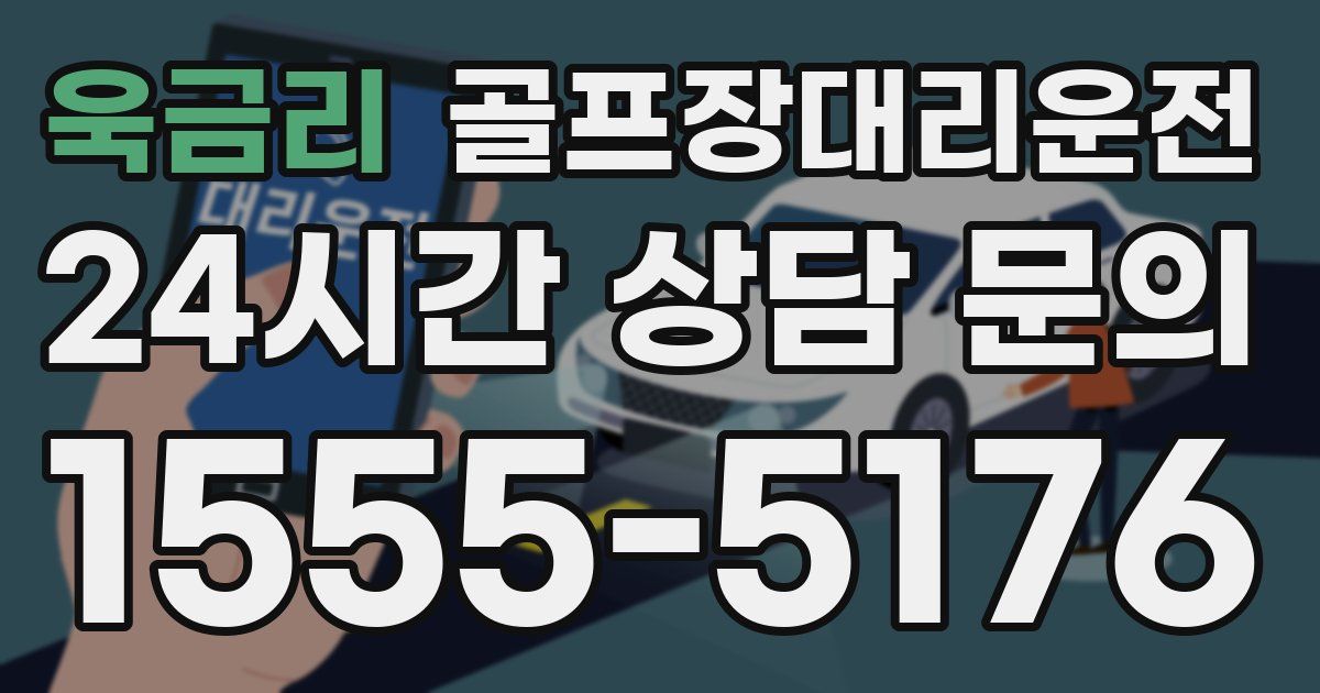 골프장대리운전 서비스