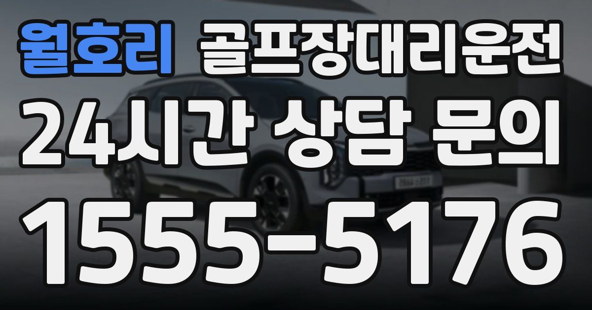 골프장대리운전 서비스