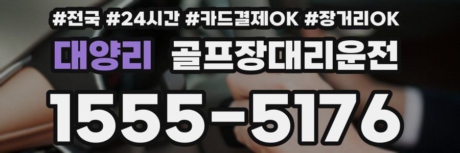 대양리 골프장대리운전