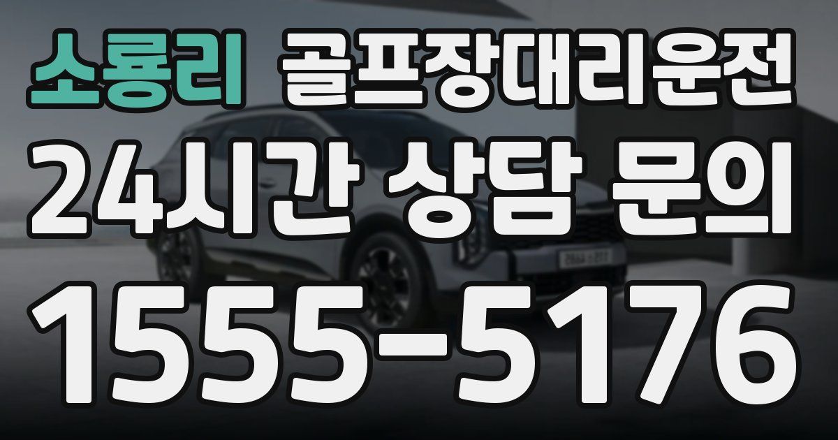 골프장대리운전 서비스