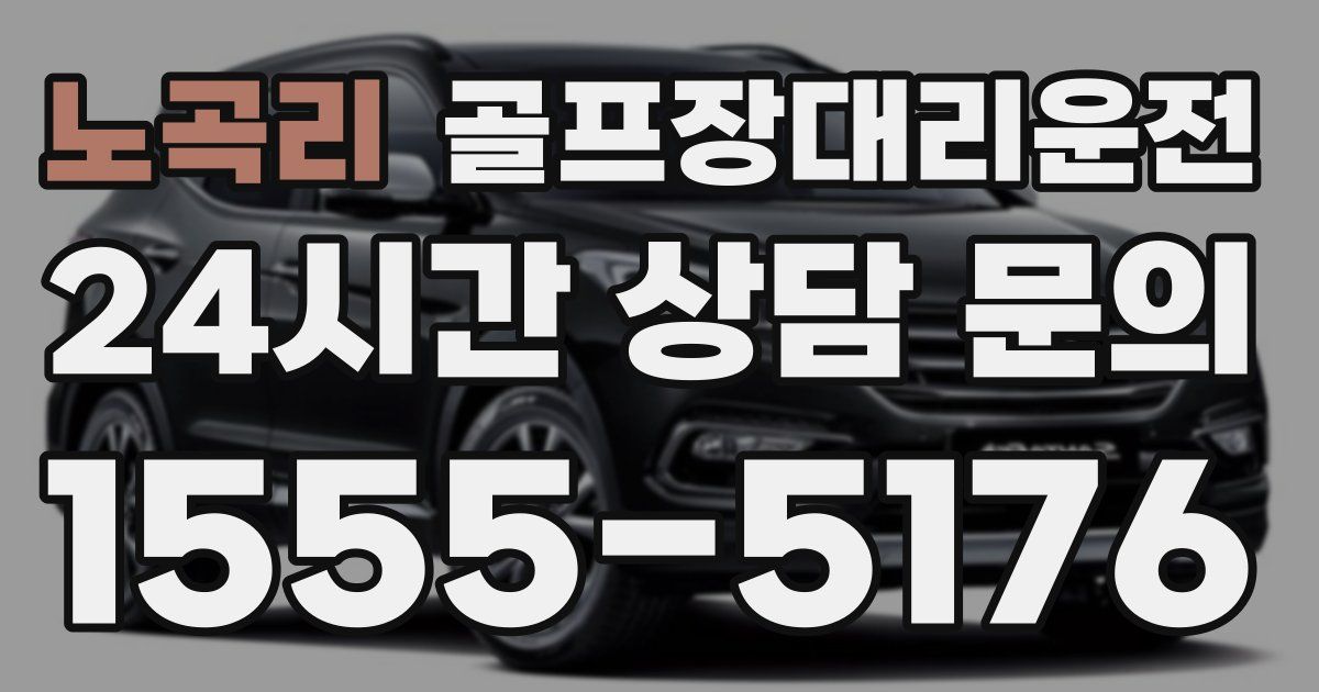 골프장대리운전 서비스