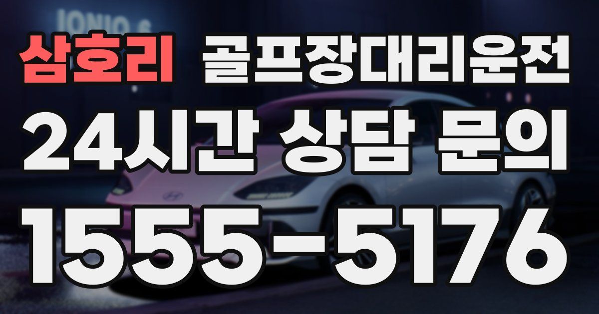 골프장대리운전 서비스