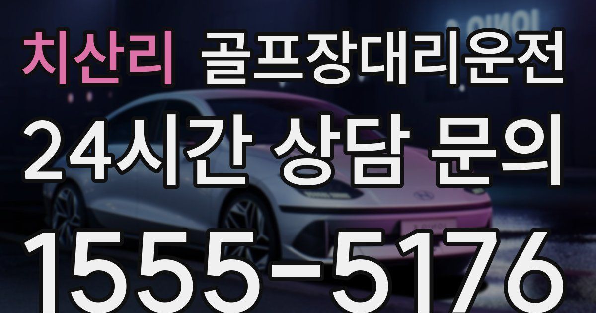 골프장대리운전 서비스