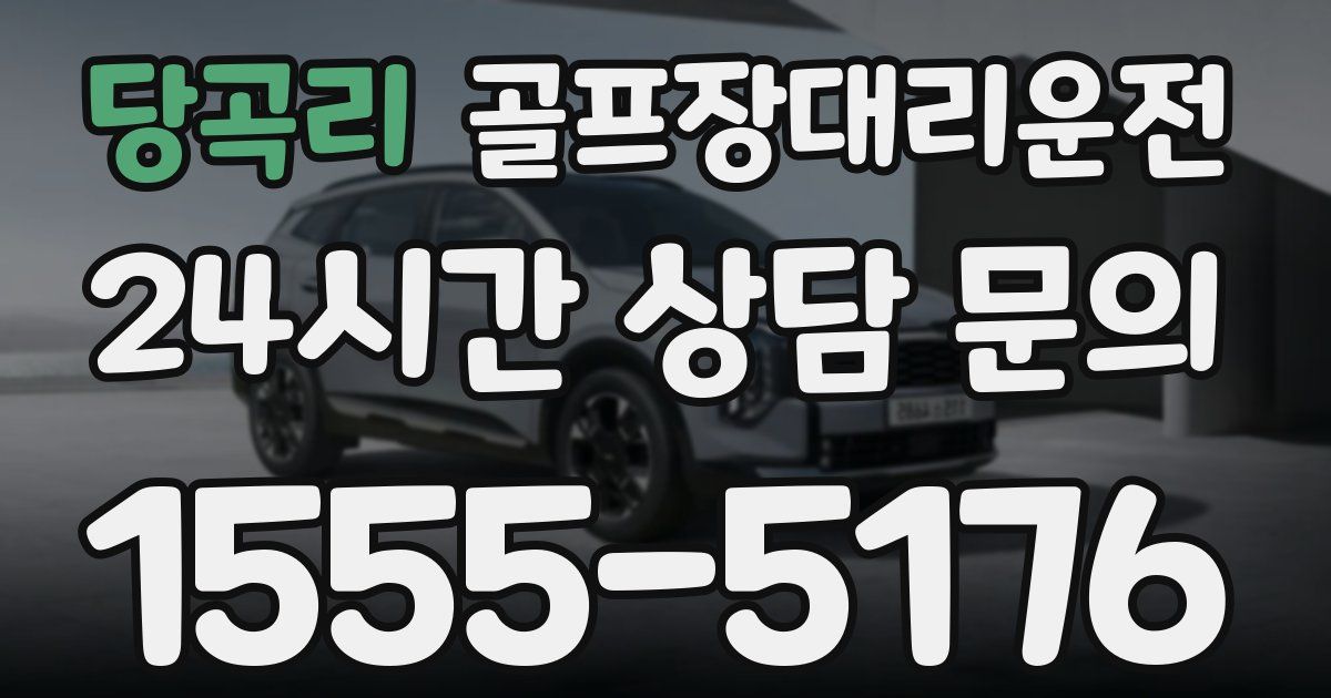 골프장대리운전 서비스