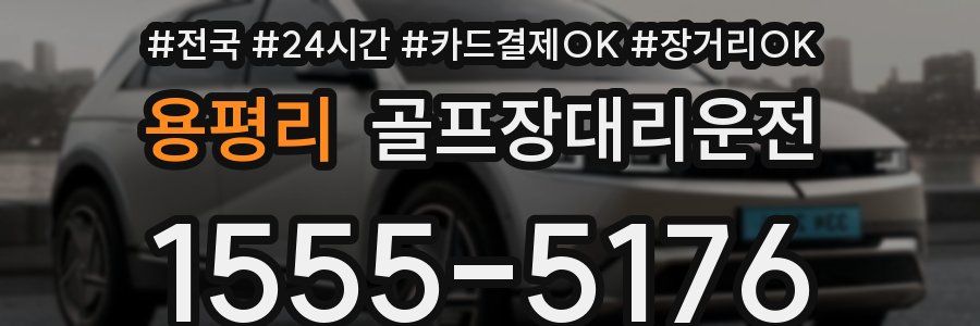 용평리 골프장대리운전