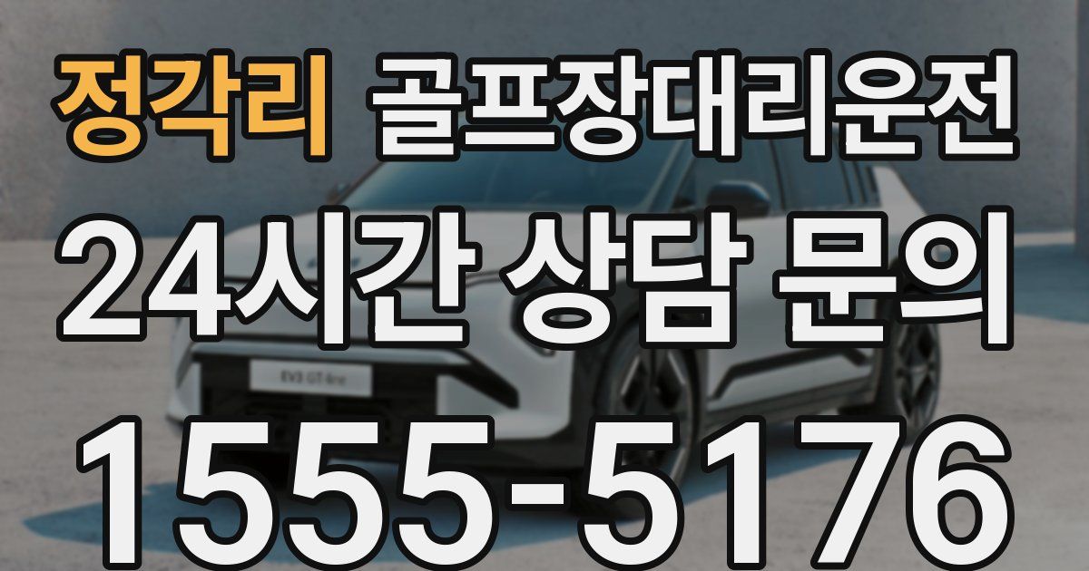 골프장대리운전 서비스