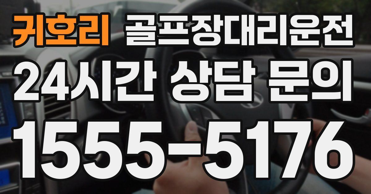 골프장대리운전 서비스