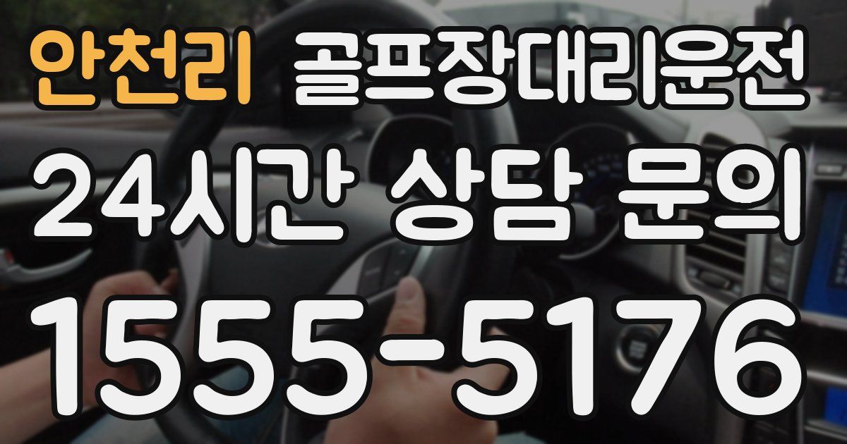 골프장대리운전 서비스