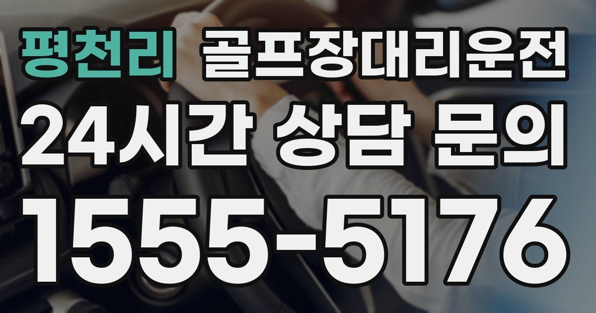 골프장대리운전 서비스