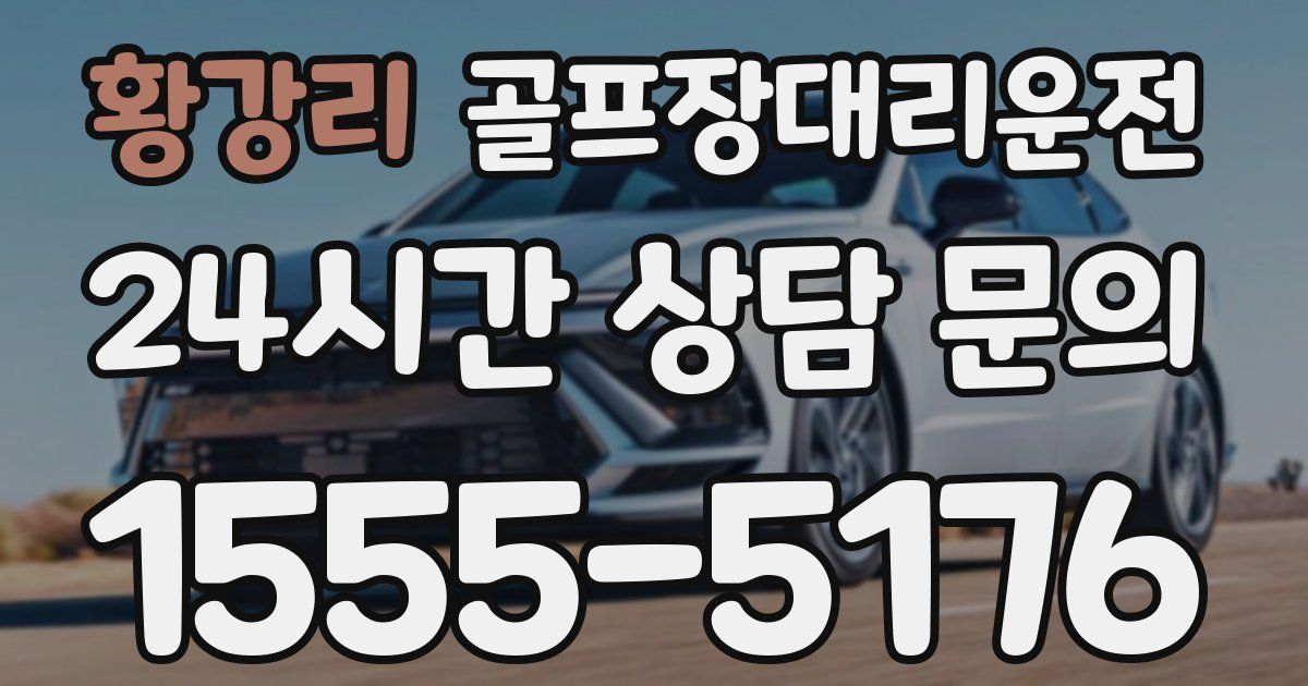 골프장대리운전 서비스