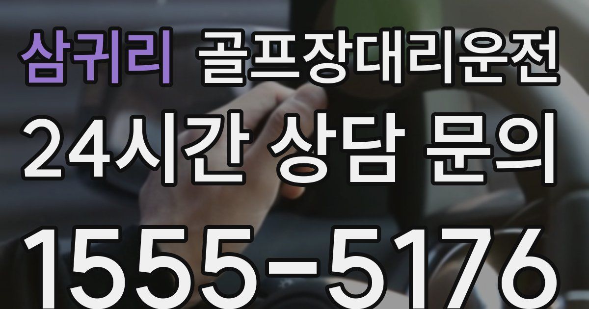 골프장대리운전 서비스