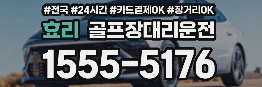 효리 골프장대리운전