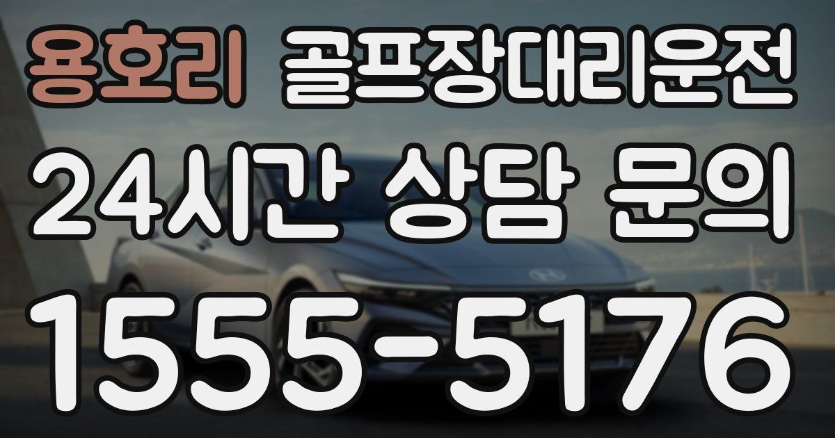 골프장대리운전 서비스