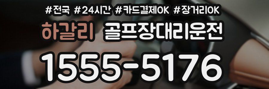 하갈리 골프장대리운전