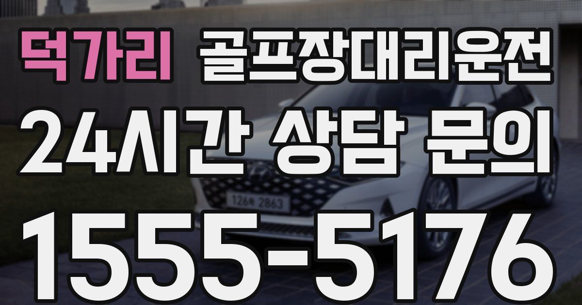 골프장대리운전 서비스