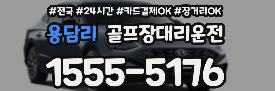 용담리 골프장대리운전