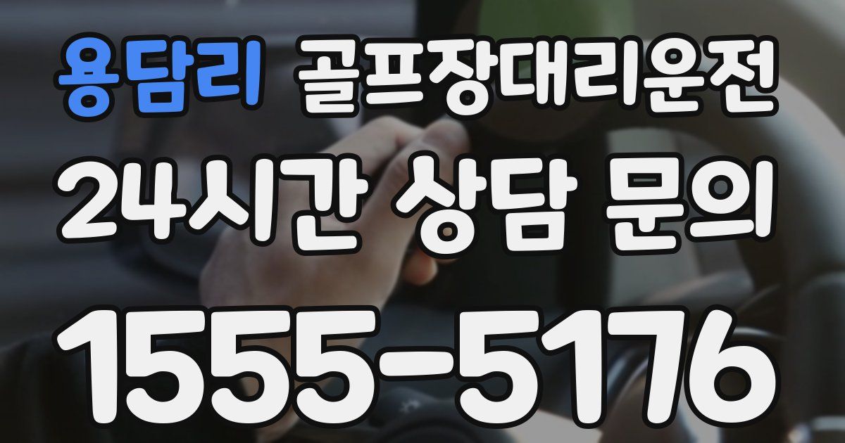 골프장대리운전 서비스