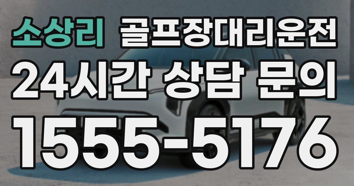골프장대리운전 서비스