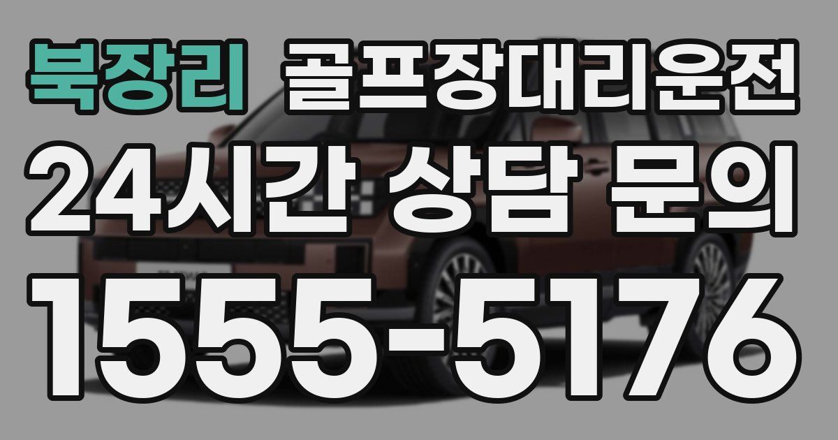 골프장대리운전 서비스