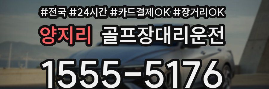 양지리 골프장대리운전