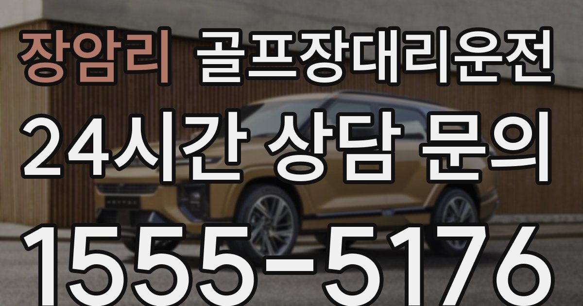 골프장대리운전 서비스