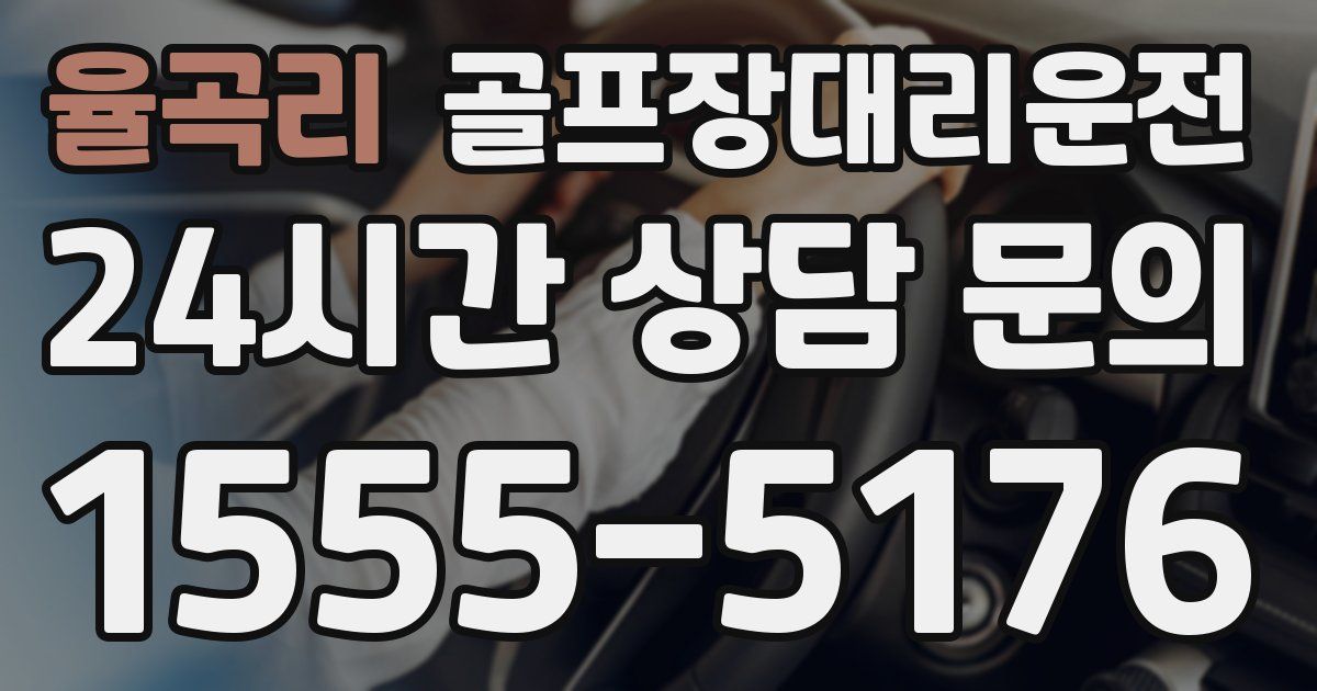 골프장대리운전 서비스
