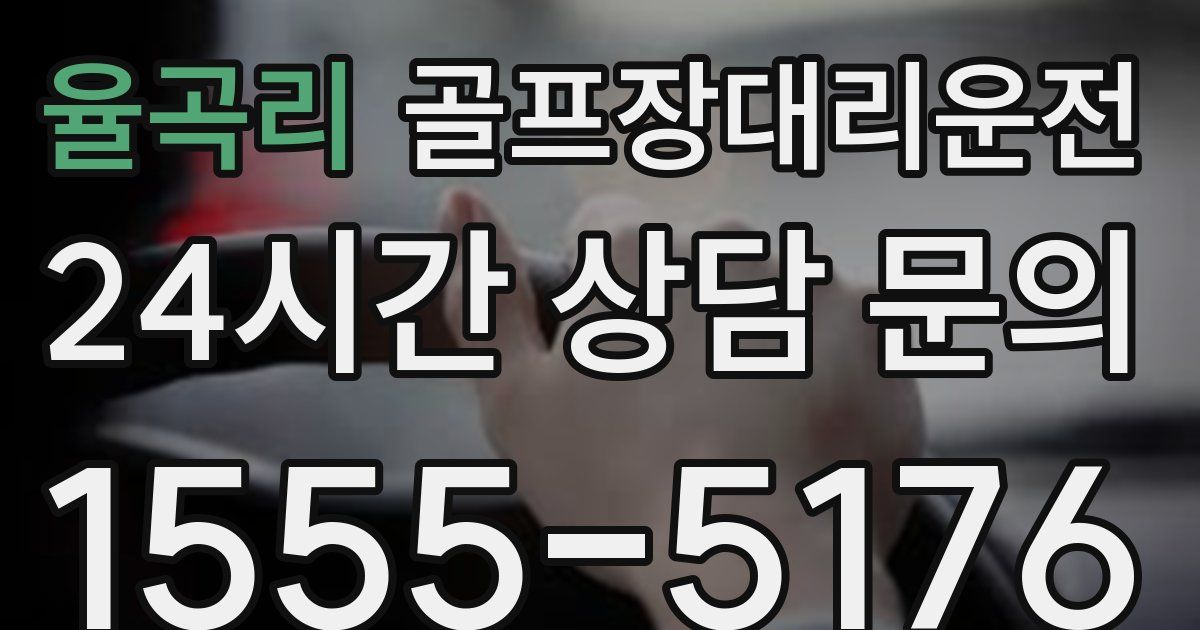 골프장대리운전 서비스