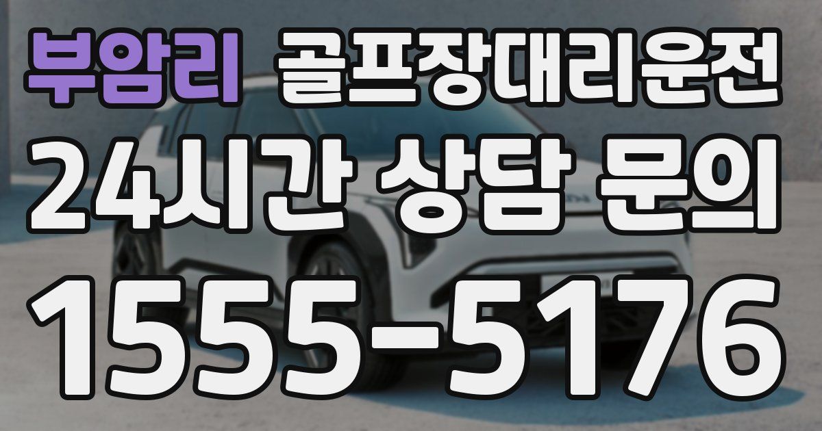 골프장대리운전 서비스