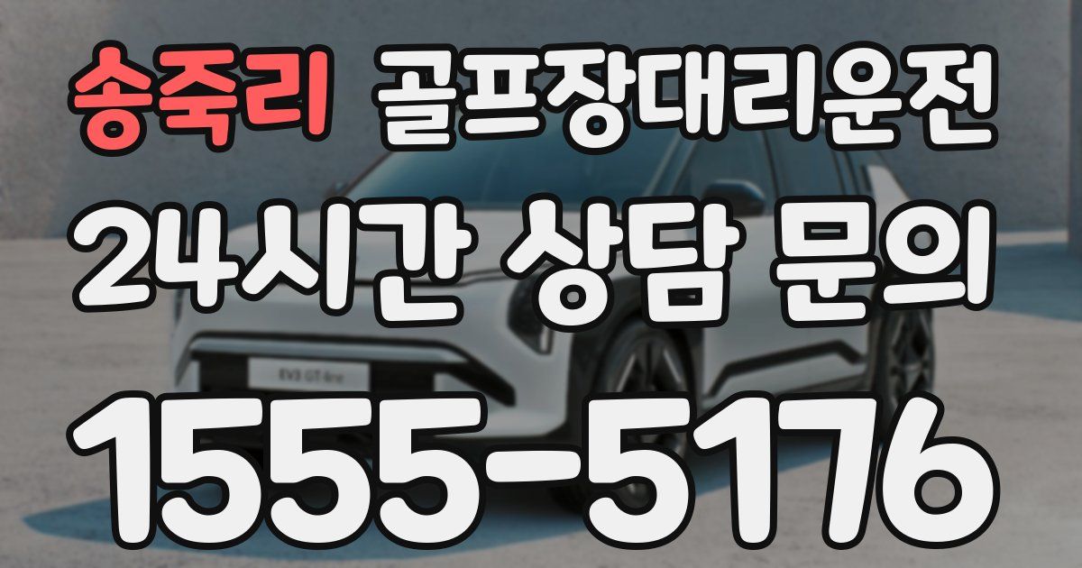 골프장대리운전 서비스