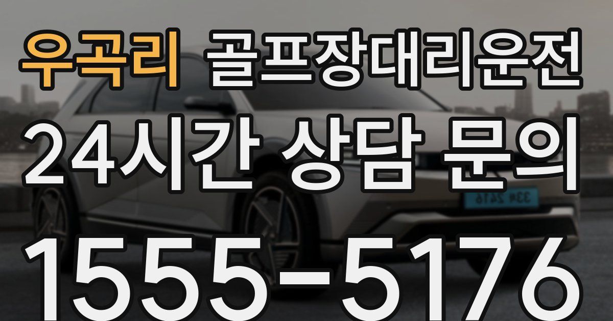 골프장대리운전 서비스