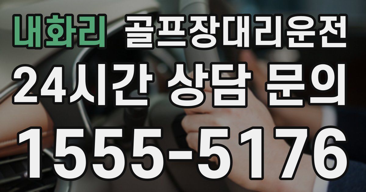 골프장대리운전 서비스